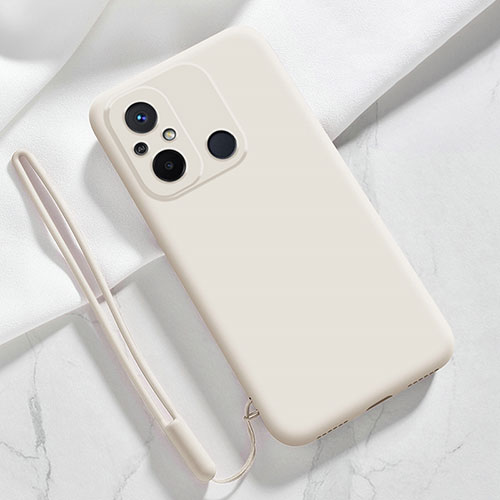 Ultra-thin Silicone Gel Soft Case 360 Degrees Cover YK4 for Xiaomi Poco C55 White