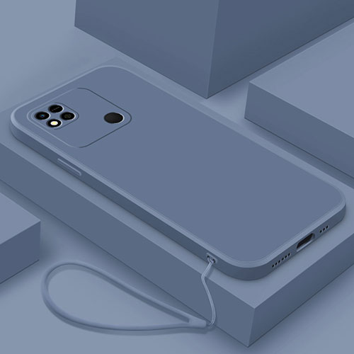 Ultra-thin Silicone Gel Soft Case 360 Degrees Cover YK4 for Xiaomi Redmi 9 Activ Lavender Gray