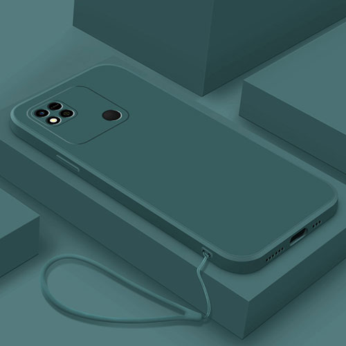 Ultra-thin Silicone Gel Soft Case 360 Degrees Cover YK4 for Xiaomi Redmi 9 India Green