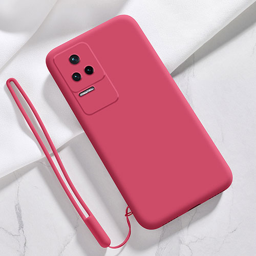 Ultra-thin Silicone Gel Soft Case 360 Degrees Cover YK4 for Xiaomi Redmi K40S 5G Red