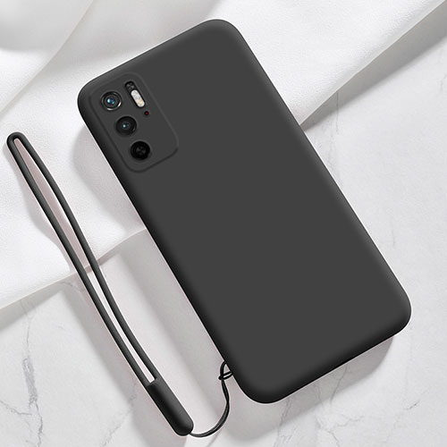 Ultra-thin Silicone Gel Soft Case 360 Degrees Cover YK4 for Xiaomi Redmi Note 10 5G Black