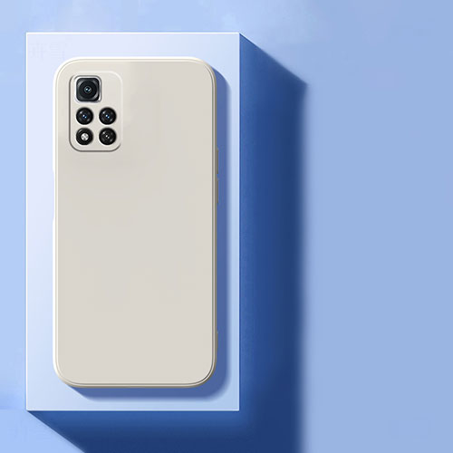 Ultra-thin Silicone Gel Soft Case 360 Degrees Cover YK4 for Xiaomi Redmi Note 11 Pro+ Plus 5G White