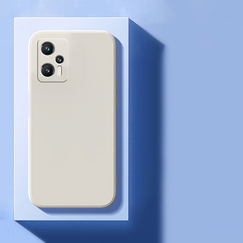 Ultra-thin Silicone Gel Soft Case 360 Degrees Cover YK4 for Xiaomi Redmi Note 11T Pro 5G White