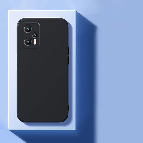 Ultra-thin Silicone Gel Soft Case 360 Degrees Cover YK4 for Xiaomi Redmi Note 11T Pro+ Plus 5G Black