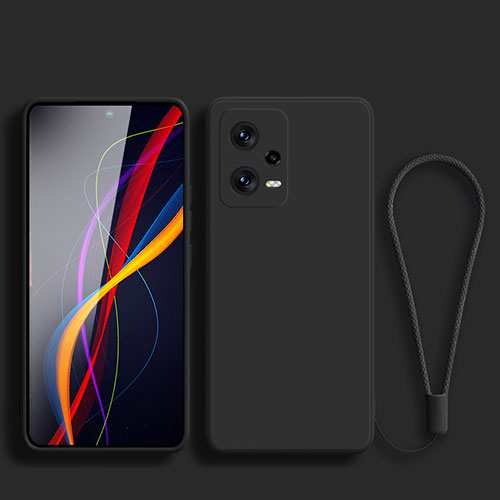 Ultra-thin Silicone Gel Soft Case 360 Degrees Cover YK4 for Xiaomi Redmi Note 12 Pro+ Plus 5G Black