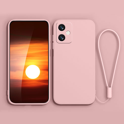 Ultra-thin Silicone Gel Soft Case 360 Degrees Cover YK4 for Xiaomi Redmi Note 12R Pro 5G Pink