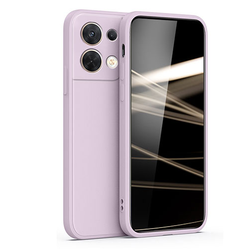 Ultra-thin Silicone Gel Soft Case 360 Degrees Cover YK4 for Xiaomi Redmi Note 13 5G Clove Purple