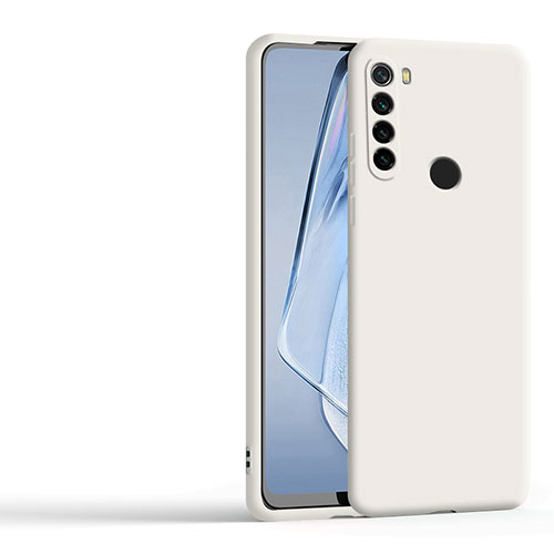 Ultra-thin Silicone Gel Soft Case 360 Degrees Cover YK4 for Xiaomi Redmi Note 8 (2021) White