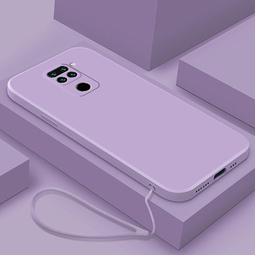 Ultra-thin Silicone Gel Soft Case 360 Degrees Cover YK4 for Xiaomi Redmi Note 9 Purple