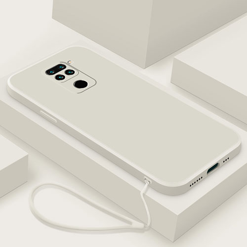 Ultra-thin Silicone Gel Soft Case 360 Degrees Cover YK4 for Xiaomi Redmi Note 9 White