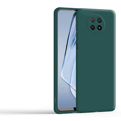Ultra-thin Silicone Gel Soft Case 360 Degrees Cover YK4 for Xiaomi Redmi Note 9T 5G Green