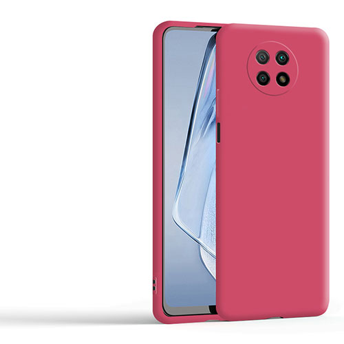 Ultra-thin Silicone Gel Soft Case 360 Degrees Cover YK4 for Xiaomi Redmi Note 9T 5G Red