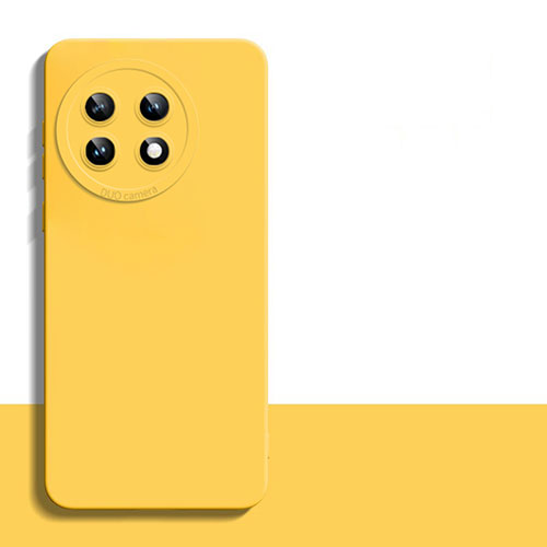 Ultra-thin Silicone Gel Soft Case 360 Degrees Cover YK5 for OnePlus Ace 2 Pro 5G Yellow