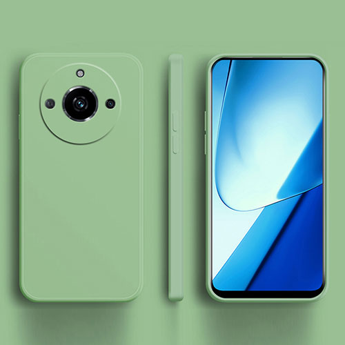 Ultra-thin Silicone Gel Soft Case 360 Degrees Cover YK5 for Realme 11 Pro 5G Green