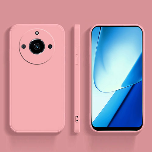 Ultra-thin Silicone Gel Soft Case 360 Degrees Cover YK5 for Realme 11 Pro+ Plus 5G Pink