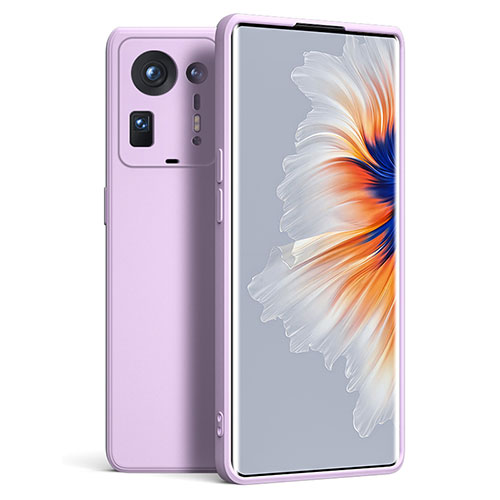 Ultra-thin Silicone Gel Soft Case 360 Degrees Cover YK5 for Xiaomi Mi Mix 4 5G Clove Purple