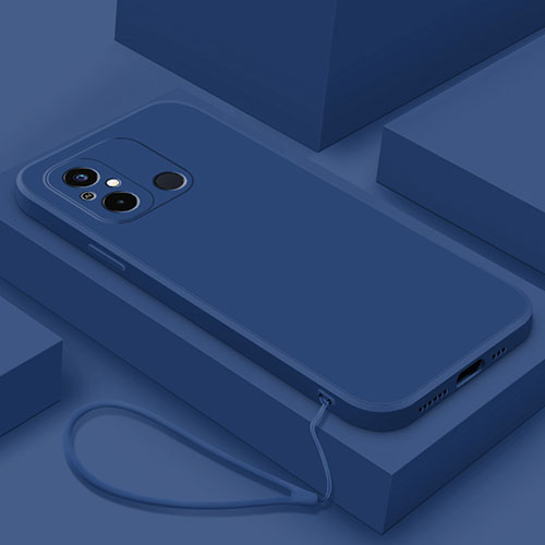 Ultra-thin Silicone Gel Soft Case 360 Degrees Cover YK5 for Xiaomi Poco C55 Blue