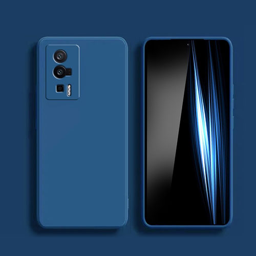 Ultra-thin Silicone Gel Soft Case 360 Degrees Cover YK5 for Xiaomi Poco F5 Pro 5G Blue