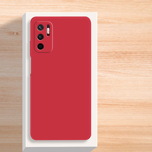 Ultra-thin Silicone Gel Soft Case 360 Degrees Cover YK5 for Xiaomi POCO M3 Pro 5G Red