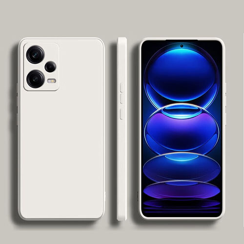 Ultra-thin Silicone Gel Soft Case 360 Degrees Cover YK5 for Xiaomi Poco X5 5G White