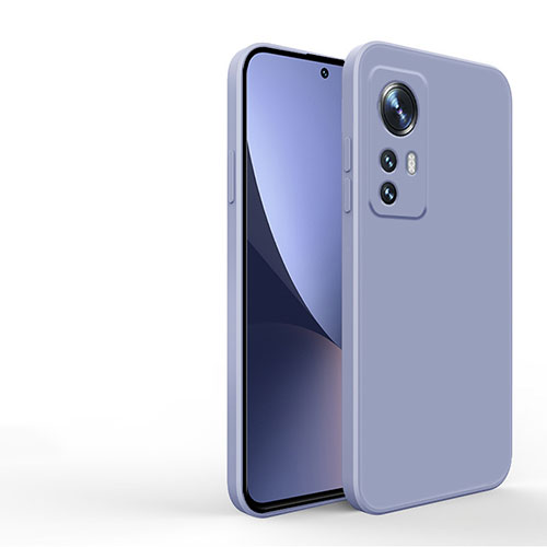 Ultra-thin Silicone Gel Soft Case 360 Degrees Cover YK5 for Xiaomi Redmi K50 Ultra 5G Lavender Gray