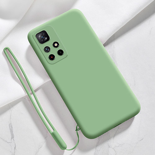 Ultra-thin Silicone Gel Soft Case 360 Degrees Cover YK5 for Xiaomi Redmi Note 11T 5G Green