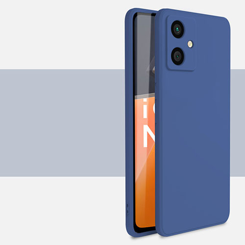 Ultra-thin Silicone Gel Soft Case 360 Degrees Cover YK5 for Xiaomi Redmi Note 12R Pro 5G Blue