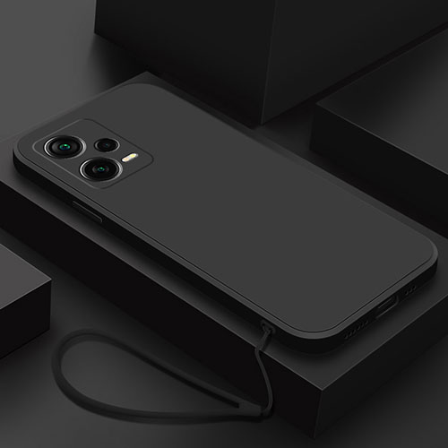Ultra-thin Silicone Gel Soft Case 360 Degrees Cover YK6 for Xiaomi Poco X5 5G Black