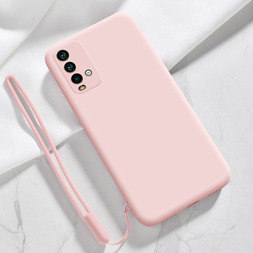 Ultra-thin Silicone Gel Soft Case 360 Degrees Cover YK6 for Xiaomi Redmi 9 Power Rose Gold