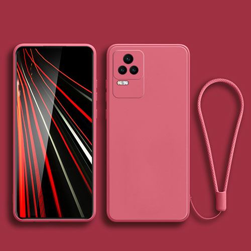 Ultra-thin Silicone Gel Soft Case 360 Degrees Cover YK6 for Xiaomi Redmi K50 Pro 5G Hot Pink