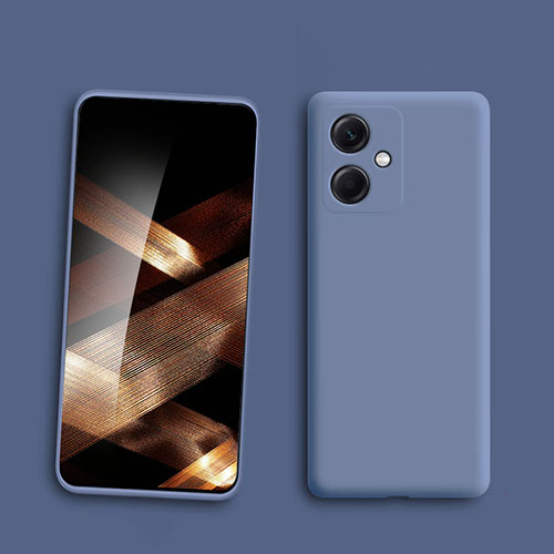 Ultra-thin Silicone Gel Soft Case 360 Degrees Cover YK6 for Xiaomi Redmi Note 12R Pro 5G Lavender Gray