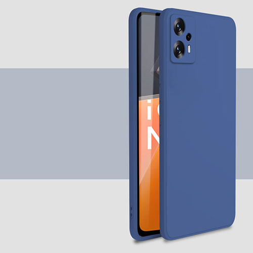 Ultra-thin Silicone Gel Soft Case 360 Degrees Cover YK6 for Xiaomi Redmi Note 12T Pro 5G Blue