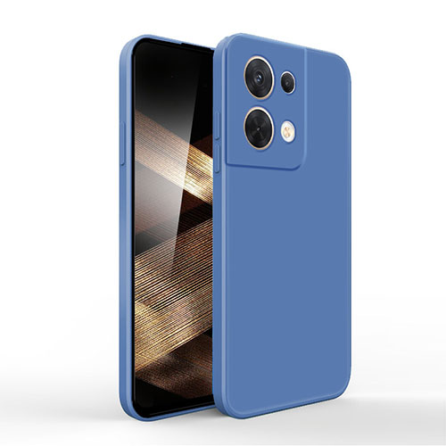 Ultra-thin Silicone Gel Soft Case 360 Degrees Cover YK6 for Xiaomi Redmi Note 13 5G Blue