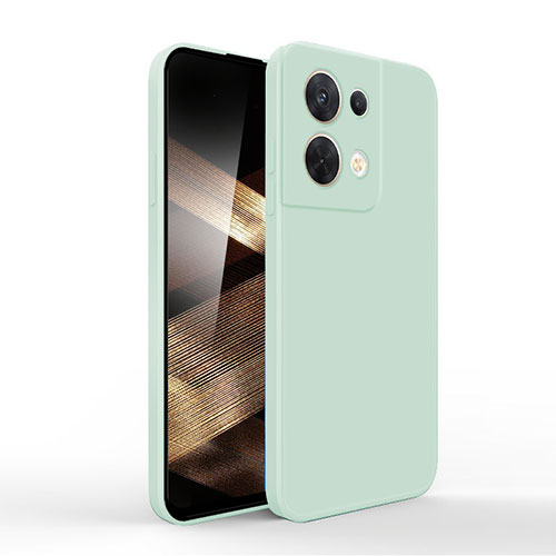 Ultra-thin Silicone Gel Soft Case 360 Degrees Cover YK6 for Xiaomi Redmi Note 13 Pro 5G Matcha Green