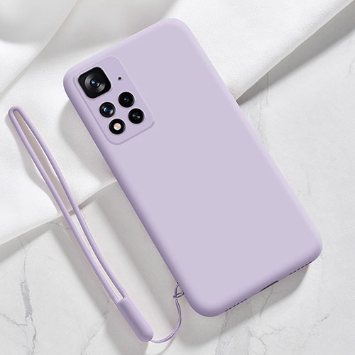 Ultra-thin Silicone Gel Soft Case 360 Degrees Cover YK7 for Xiaomi Mi 11i 5G (2022) Clove Purple