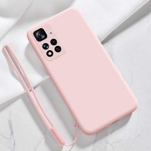 Ultra-thin Silicone Gel Soft Case 360 Degrees Cover YK7 for Xiaomi Mi 11i 5G (2022) Rose Gold