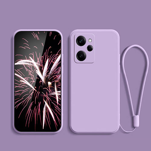 Ultra-thin Silicone Gel Soft Case 360 Degrees Cover YK7 for Xiaomi Redmi Note 12 Pro Speed 5G Clove Purple