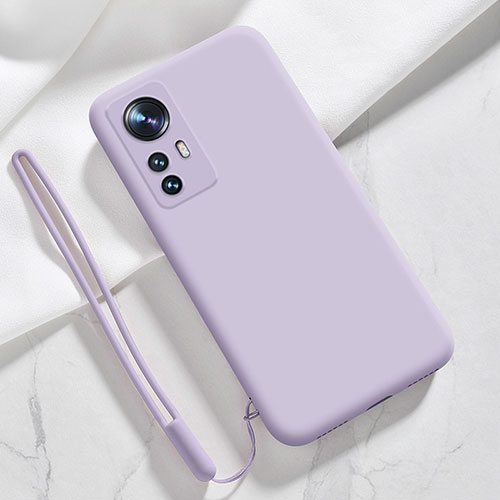 Ultra-thin Silicone Gel Soft Case 360 Degrees Cover YK8 for Xiaomi Mi 12T Pro 5G Clove Purple