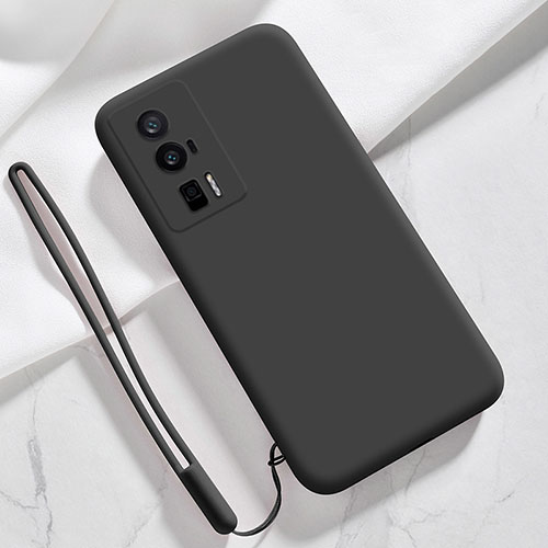 Ultra-thin Silicone Gel Soft Case 360 Degrees Cover YK8 for Xiaomi Redmi K60 Pro 5G Black