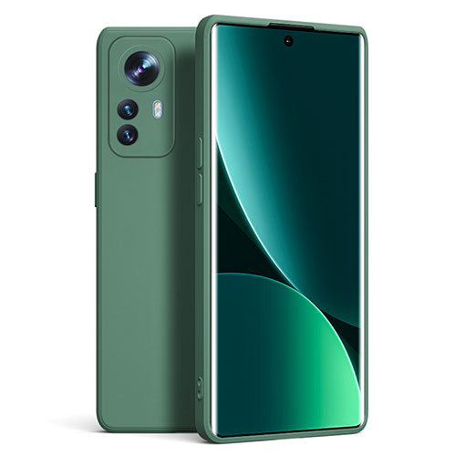 Ultra-thin Silicone Gel Soft Case 360 Degrees Cover YK9 for Xiaomi Mi 12T 5G Green