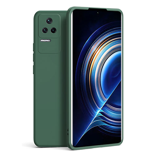 Ultra-thin Silicone Gel Soft Case 360 Degrees Cover YK9 for Xiaomi Redmi K50 5G Green