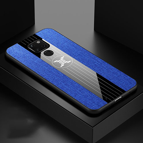 Ultra-thin Silicone Gel Soft Case 360 Degrees Cover Z01 for Huawei Mate 20 Blue