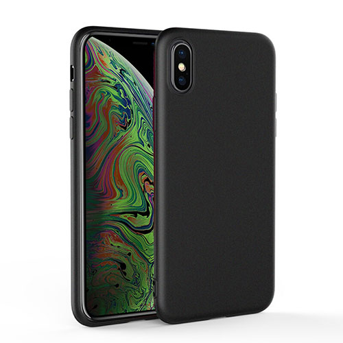 Ultra-thin Silicone Gel Soft Case C03 for Apple iPhone X Black