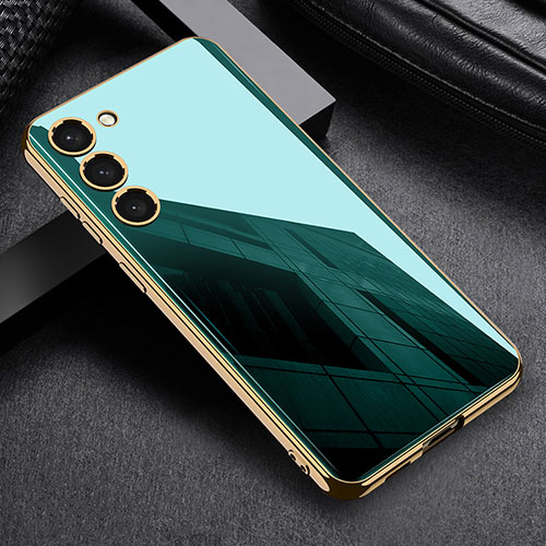 Ultra-thin Silicone Gel Soft Case Cover AC1 for Samsung Galaxy S22 Plus 5G Green