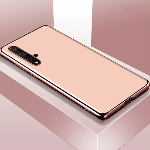 Ultra-thin Silicone Gel Soft Case Cover C01 for Huawei Nova 5 Rose Gold