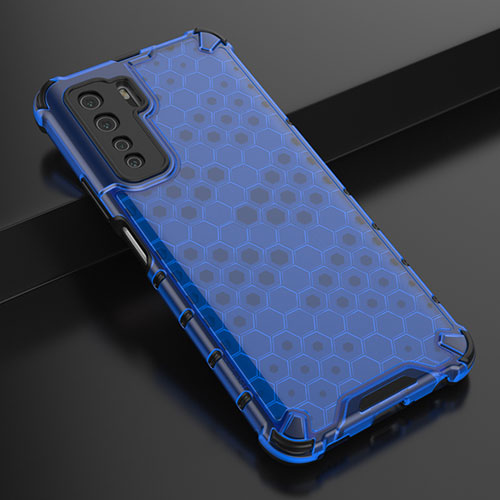 Ultra-thin Silicone Gel Soft Case Cover C01 for Huawei Nova 7 SE 5G Blue