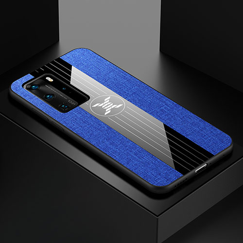 Ultra-thin Silicone Gel Soft Case Cover C01 for Huawei P40 Pro Blue