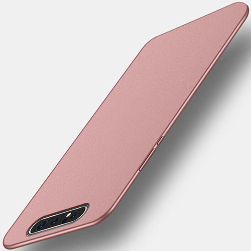 Ultra-thin Silicone Gel Soft Case Cover C01 for Samsung Galaxy A80 Rose Gold