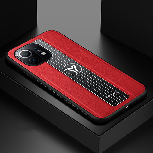 Ultra-thin Silicone Gel Soft Case Cover C01 for Xiaomi Mi 11 Lite 5G Red