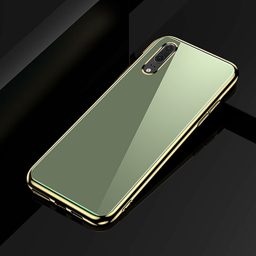 Ultra-thin Silicone Gel Soft Case Cover C02 for Huawei P20 Green